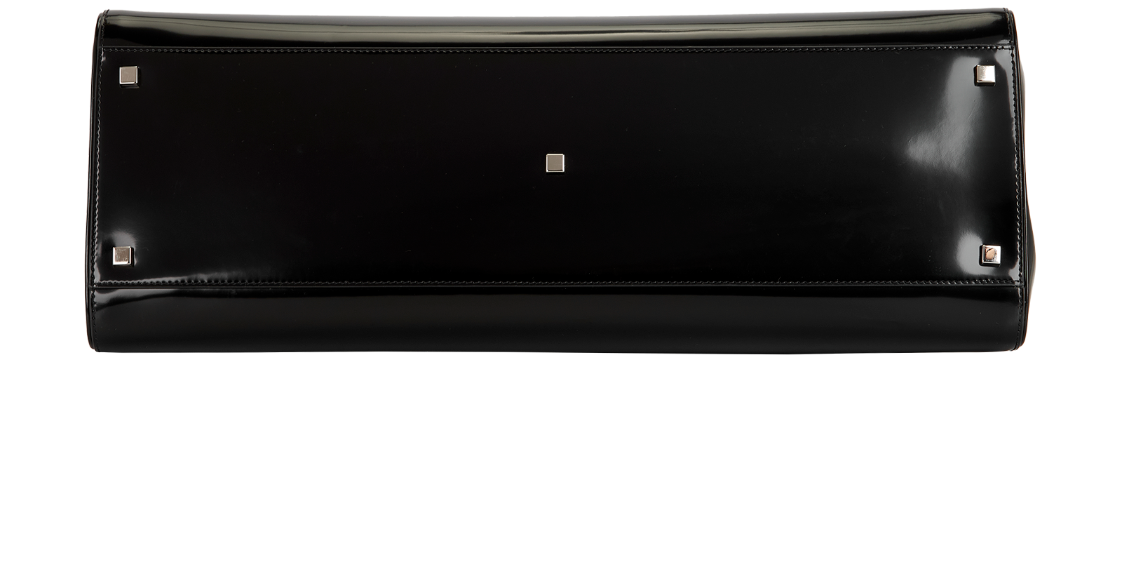 Large Manhattan, &pound;1,900, Handbags, Black, Patent Leather, Top view